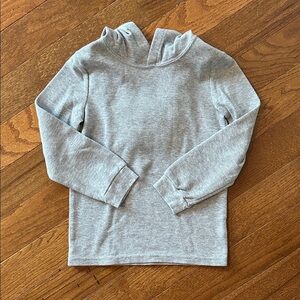 Carter’s Gray Thermal Hooded Long Sleeved Shirt Size 5T